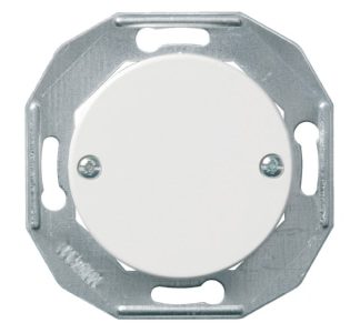 Белая торцевая заглушка - базовый элемент с центральной крышкой WDE011090