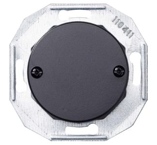 Черная торцевая заглушка - базовый элемент с центральной крышкой WDE011290