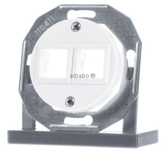 Вставка IAE/ZEA белого цвета, RJ45 8(8)/(8) - Центральная крышка модульного разъема WDE011701