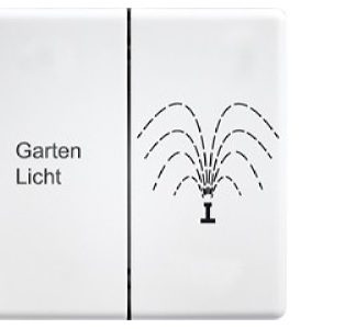 Двойная подставка для беспроводной кнопки 45x45 мм, бельгийский дизайн DW-FT4B