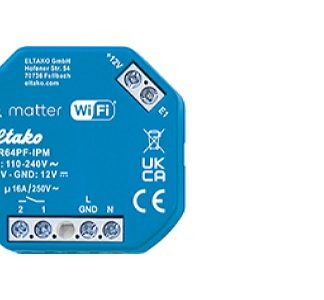 Импульсное переключающее реле Wi-Fi Matter - радиоприемник ESR64PF-IPM