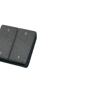 Беспроводной миниатюрный ручной передатчик чисто белого цвета - пульт дистанционного управления для переключения устройства FMH4S-wg