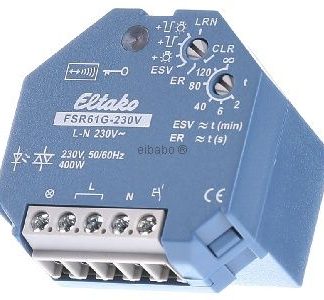Бесшумное фиксирующее переключающее реле - радиоприемник 868 МГц FSR61G-230V