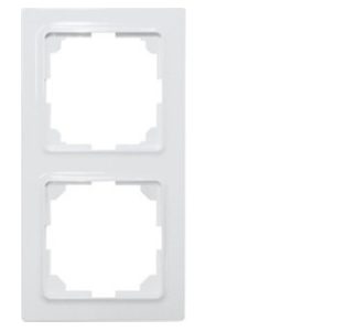 Двойная универсальная рама, матовый белый цвет - 2-кратная рама R2UE55-pm