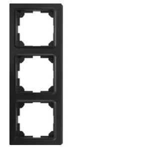 Тройная универсальная рама, матовый антрацит - трехсекционная рама, антрацит R3UE55-am