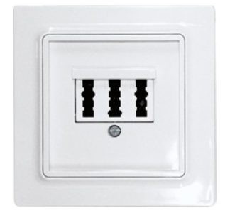 Чехол TAE 3-way с глянцевой белой отделкой - Базовый элемент TAE TAE55E/3-строчный