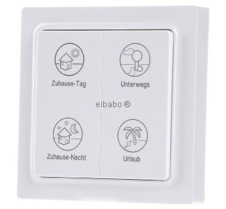 Радиоприемник с сенсорным экраном и кнопками профилей, 4 канала - Пульт дистанционного управления для переключения устройства F4PT-wg