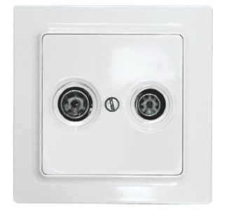 Чехол для ТВ/РЧ/САТ, антрацитовый матовый - базовый элемент TV55E/2-am