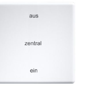 Тумблерный переключатель для беспроводной кнопочной связи 45x45 мм, бельгийская разработка W-FT4B