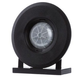 Круглый черный датчик движения UP - датчик движения 360° 3 м MD-FLAT 360i/8 RD BK