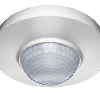 Потолочный датчик присутствия, встраиваемый в стену, с углом обзора 360 градусов - Полноценный датчик движения 180 ... 360 ° белый PD...