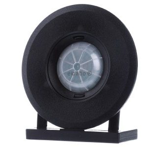 Круглый черный датчик движения UP - датчик присутствия 360° 3 м PD-FLAT 360i/8 RD BK