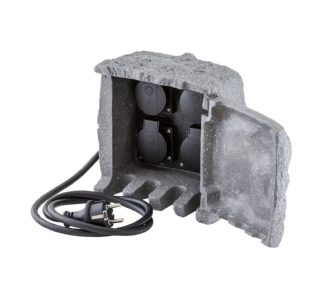 Четырехпозиционный распределитель питания IP44-230V-3680W/16A - для освещения столбов/энергоснабжения 230415