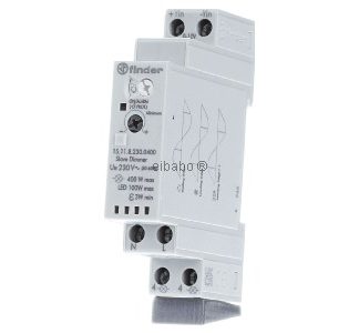 Электронный диммер 230 В переменного тока, 400 Вт, ведомый - модульный распределитель диммера 0,5 ВА 15.11.8.230.0400