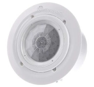 Встраиваемый датчик движения 230 В для потолочного монтажа. - Полный 360° датчик движения, серый 18.31.8...