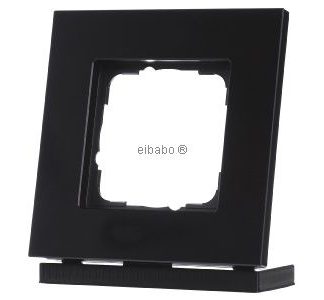 Цельная черная алюминиевая рамка - Цельная черная рамка 0211126