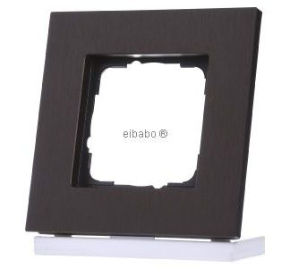 1x алюминиевая миниатюрная коричневая рамка для крышки - 1x коричневая рамка 0211127