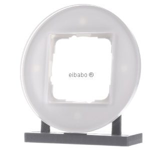 Рамка для покрытия 1f. ws - Однорамочная, белая 0211130