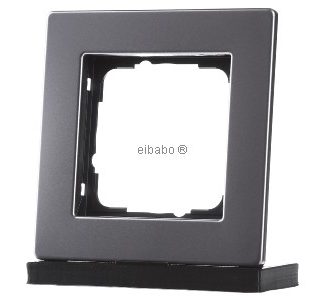 Рамка крышки 1x из нержавеющей стали - Рамка из нержавеющей стали 0211335