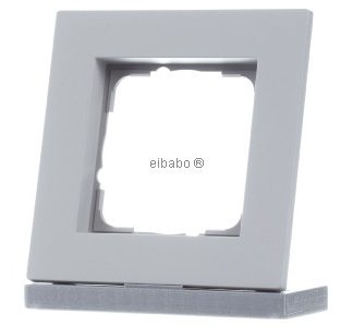 Цельная рамка для крышки, плоская, серая - Цельная рамка для крышки, серая 0211375