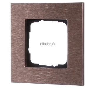 1x Маскирующая рамка E2 Esprit Bronze - одностворчатая бронзовая рамка 021138