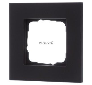 1f Esprit Alu sw cover frame - Single frame black 0211409