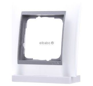 1x непрозрачная белая алюминиевая рамка.ZL, Event - Рамка одностворчатая белая 021150