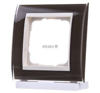 Рамка для чехла 1x прозрачная коричневая - Рамка 1x коричневая 0211761