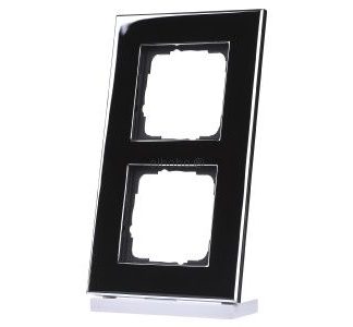 Двойная хромированная крышка - Двойная хромированная рамка 021210