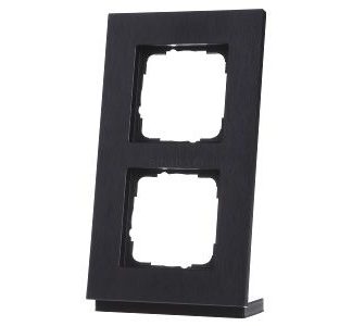 Двойная алюминиевая маскирующая рамка, черная - Двойная черная рамка 0212126