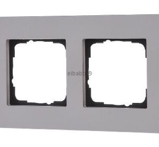2 светло-серые маскировочные рамки - двухсекционная рамка 0212220