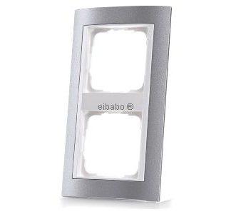 Рамка для украшения дома (2 шт.) из алюминия для вечеринки в чисто белом цвете - 2x алюминиевая рамка 0212326