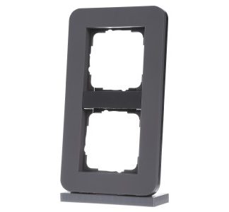 Рамка с двойным покрытием темно-серого/антрацитового цвета - Двойная серая рамка 0212423