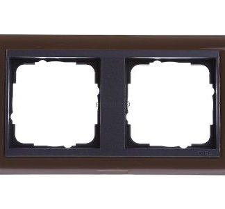Рамка 2x прозрачно-коричневая - Рамка 2x коричневая 0212768