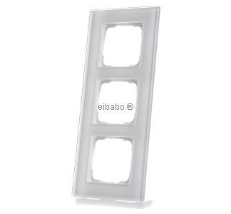 Рамка с тройным белым стеклом - Рамка тройного складывания, белая 021312