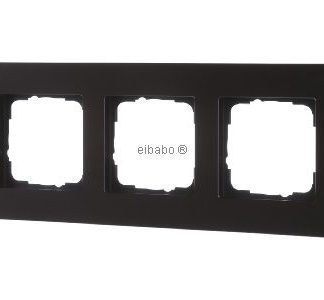 3 миниатюрные алюминиевые рамки коричневого цвета - трехсекционная коричневая рамка 0213127