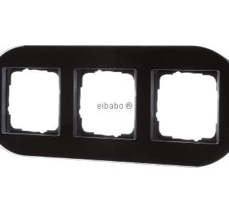 Рамка для крышки из 3 частей. mc - черная рамка, складывающаяся в 3 части, 0213135