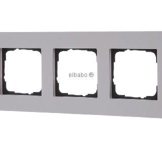 3 светло-серые маскировочные рамки - трехсекционная рамка 0213220