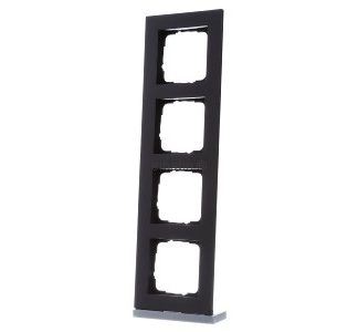 Комплект из 4 частей для оформления квартиры - черная рама из 4 частей 0214095