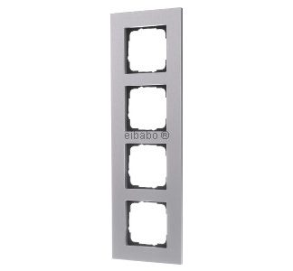 Рамка для крышки Esprit с 4 секциями из алюминия - 4-секция из алюминия 021417