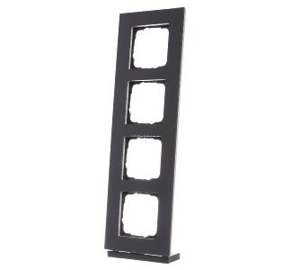 Четырехкратная маскирующая рамка, антрацит 0214226
