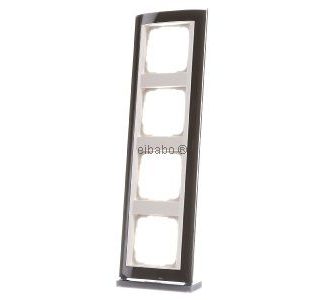 4 светло-коричневые маскировочные рамки - 4-складная коричневая рамка 0214761