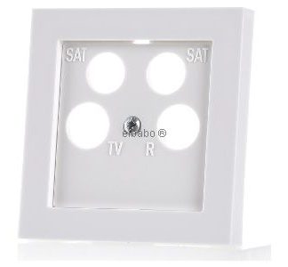 Центральная вставка, чисто белый глянцевый 50x50, Анкаро - Центральная пластина SAT 0259112