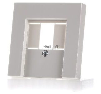 Центральная глянцевая вставка кремово-белого цвета для распределительной коробки TAE 027601