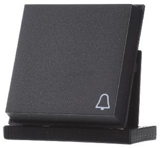 Антрацитовый переключатель/кнопка TX44 - Крышка 028667