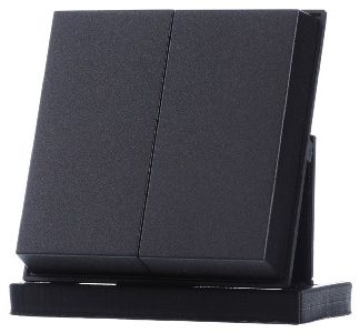 Переключатель-качелька антрацитового цвета - Защитная накладка для переключателя/кнопки 02...