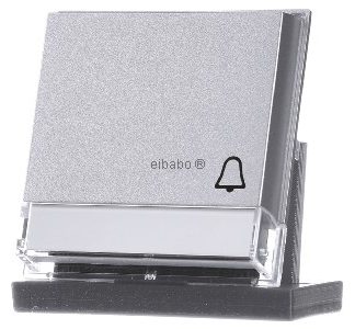 Алюминиевый звонок-качелька с этикеткой, TX44 - Крышка для выключателя/кнопки 067365