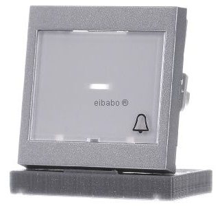 Алюминиевый звонок-качелька с полем для записи - крышка для выключателя/кнопки 067926