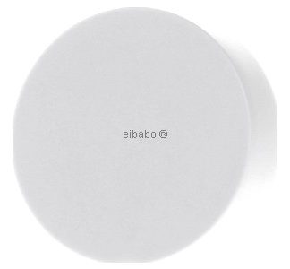 Матовая кнопка диммера чисто белого цвета - Белая крышка диммера 091027