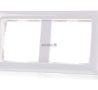 Оправа 2x чисто белая, без центральной перекладины - Оправа 2x белая 100203